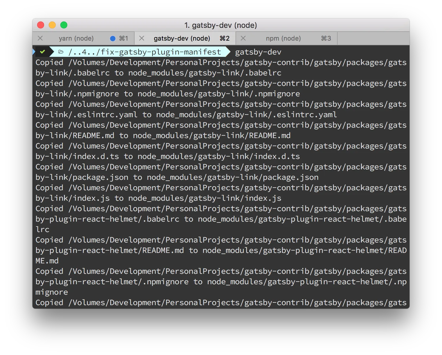 Gatsby-dev