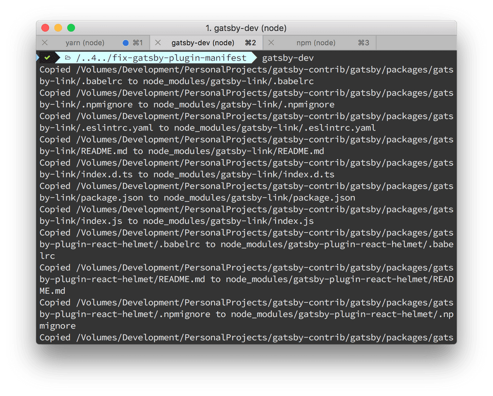 Gatsby-dev