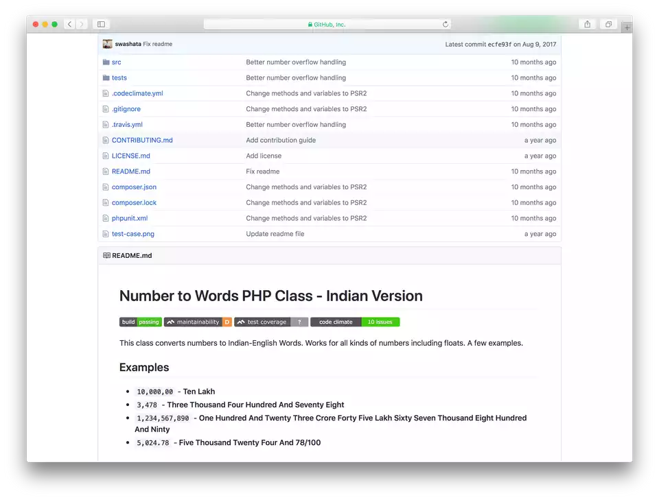 PHP Number to Rupee